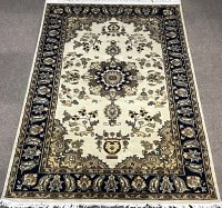 KASHAN BEIGE/BLUE 6.0X4'.1
